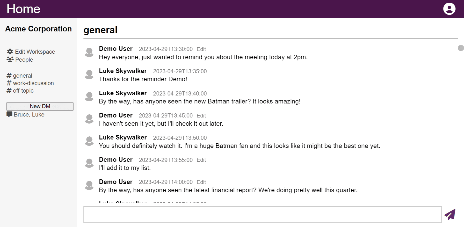 Slack Clone